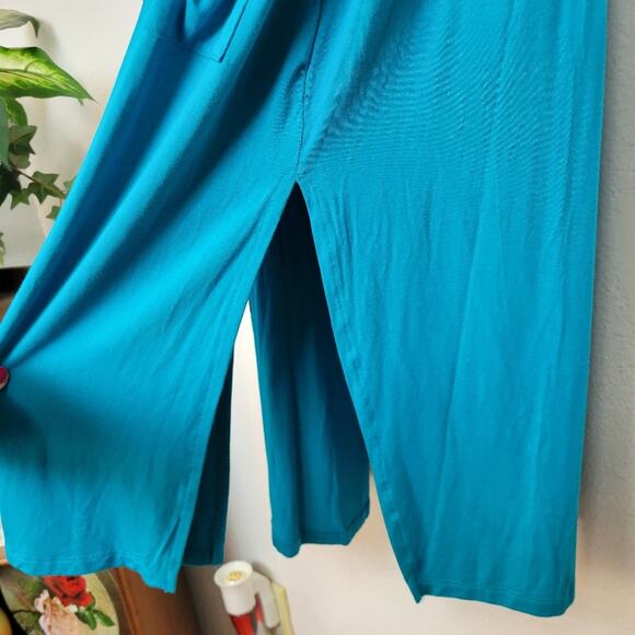 🚨NEW TORRID Blue Super Soft Knit Longline Snap Cardigan Sweater Size Large/12 - Picture 9 of 14